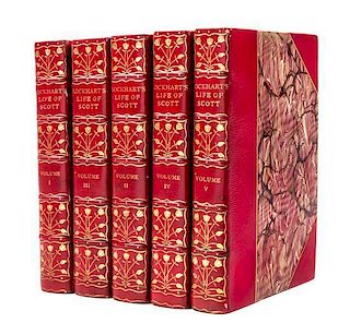 (SCOTT, SIR WALTER) LOCKHART, JOHN GIBSON. Memoirs of the Life of Sir Walter Scott. London, 1901.