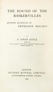 * DOYLE, CONAN A. The Hound of the Baskervilles. London, 1902. First ed., first issue.