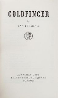 FLEMING, IAN. Group of nine first editions. London, various dates.