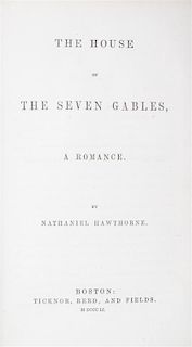 HAWTHORNE, NATHANIEL. The House of the Seven Gables. Boston, 1851. First edition, first issue.