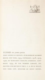 JOYCE, JAMES. Ulysses. New York, 1934. First US edition, original dust jacket.