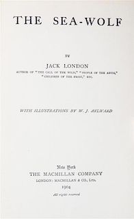 LONDON, JACK. The Sea-Wolf. New York, 1904. First edition, second issue.