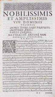 MARTIAL. [Epigrammaticon libros omnes.] Ingolstadt, 1611.