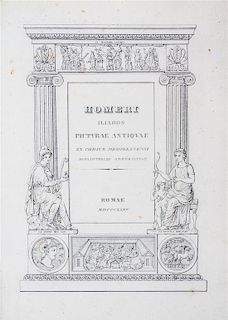 * HOMERI ILIADOS PICTURAE ANTIQUAE. Homeri Iliados Picturae Antiquae. Rome: Biblioteca Ambrosianae, 1835.