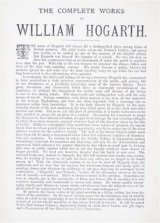 (HOGARTH, WILLIAM) HANNAY, JAMES. The Complete Works of William Hogarth... London, n.d. 6 vols.