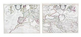 * (MAP) COVENS and MORTIER. Theatrum Historicum pars Occidentalis Orientalis. Amsterdam, 1717.