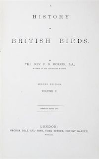 MORRIS, (FRANCIS ORPEN) A History of British Birds. London, 1870.