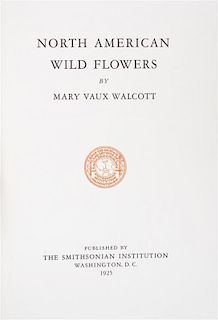 WALCOTT, MARY VAUX. North American Wild Flowers. Washington, 1925.  5 vols.