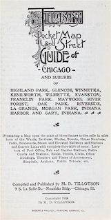 * (CHICAGO, GUIDES) A collection of 11 guide books of Chicago