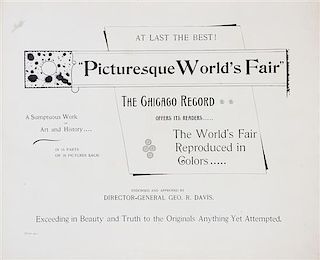 * (CHICAGO, COLUMBIAN EXPOSITION) A group of four pictoral guide books on the Columbian Exposition.