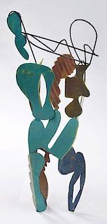 Peter Reginato, "Untitled" painted iron sculpture,
