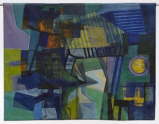 Roberto Burle Marx, "Untitled" panneaux, acrylic