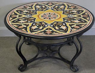Iron Coffee Table With beautiful Piet Et Dura