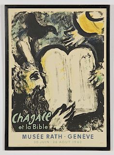 Chagall (1887-1985) 1962 Exhibition Poster