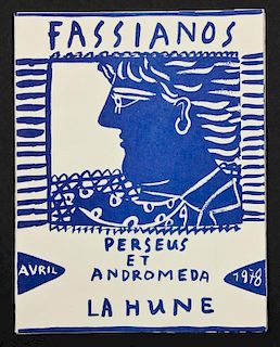 Alecos Fassianos (Greek, b. 1935) "Perseus et Andromeda", Book