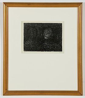 Henry Moore (British, 1898-1986) "Thin Lipped Armourer II", 1973
