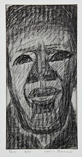 Will Barnet (American, 1911-2012) "Bob", etching