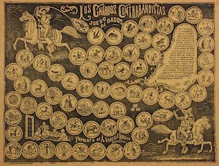 Jose Guadalupe Posada (Mexican, 1851-1913) "Los Charros Contrabandistas"