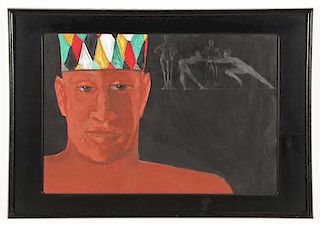 James Brantley (American, 20th c.) "A Crown of Many Colors"