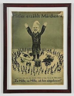 John Heartfield (German, 1891-1968) "Hitler Erzahlt Marchen II"