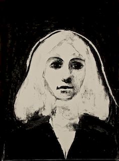 Nathan Oliveira (American, 1928) "White Lady", 1964