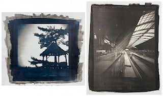 Laurie Beck-Peterson (American, 20th c.) Two Non Silver Photographs