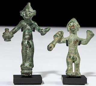 2 Figural Bronze Antiquities, Luristan