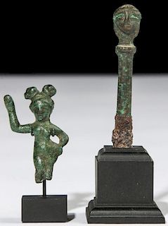 2 Ancient Near East Bronze Artifacts