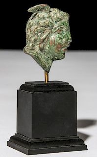 Ancient Greek Bronze Ornament of Hermes