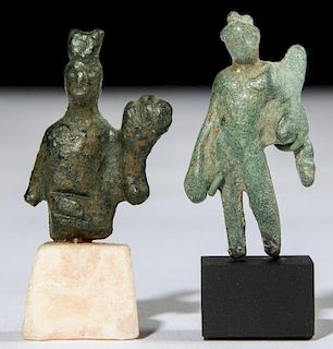 2 Figural Bronze Antiquities