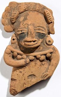 Ancient Pre Columbian Clay Figure