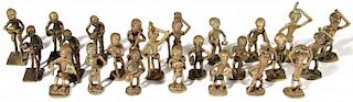 Group of 24 Ashanti Gold Dust Figural Weights