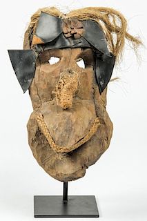 Primitive Mexican Festival Mask
