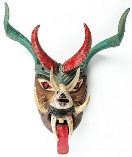 Vintage Polymorphic Mexican Festival Dance Mask