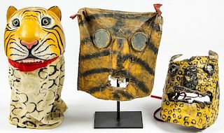Vintage Mexican Tigre Masks