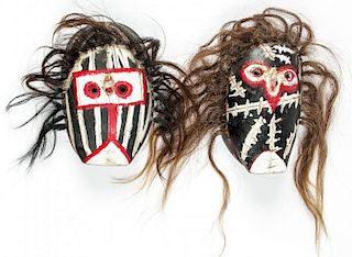 2 Northern Mexico Festival Dance Masks
