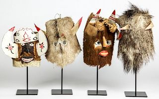4 Mexican Semana Santa Fariseo Masks