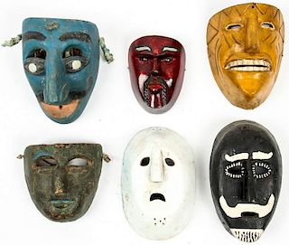 6 Mexican Festival Masks