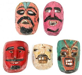 5 Toothy Mexican Dance Masks
