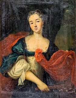 Artist Unknown, (French, Late 18th century), Portrait of a Young Woman
