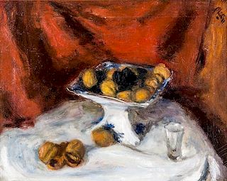 Robert Phillipp, (American, 1895-1981), Still Life with Fruit