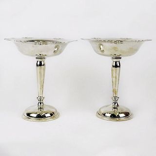 Pair of Vintage Sterling Silver Compotes.