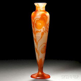 Galle Cameo Vase