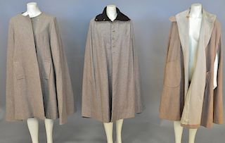 Three womens jackets or capes.