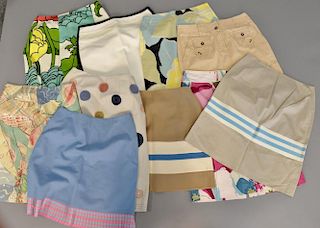 Group of ten womens skirts including four J. McLaughlin, Narciso Rodriguez, two Anne Klein, 5148, Weekend Maxmara, and Moschino.