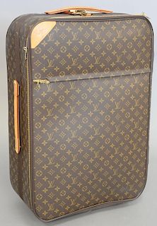 Louis Vuitton Pegase 70 rolling suitcase, brown monogram canvas, large size in very good condition.