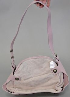 Marc Jacobs purple leather and suede bag / purse.