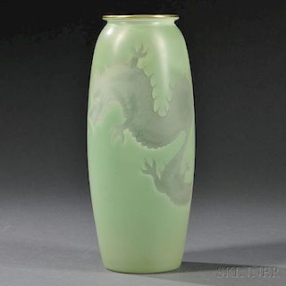 Hawkes Vase with Dragon