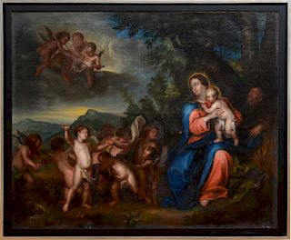 CONTINENTAL SCHOOL: VIRGIN WITH CHILD