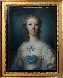 FRANCIS COTES (1726-1770): PORTRAIT OF THE HONORABLE MRS. GEORGE BURGES, NÉE ANNE WICHNOUR SOMERVILLE